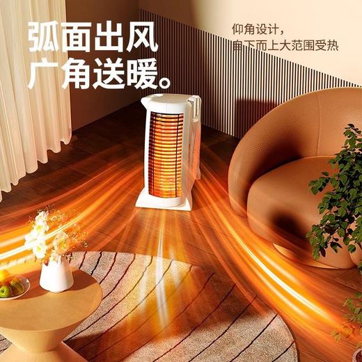 志高取暖器省电立式家用电暖器办公室浴室电暖风机即热电暖气 商品图3