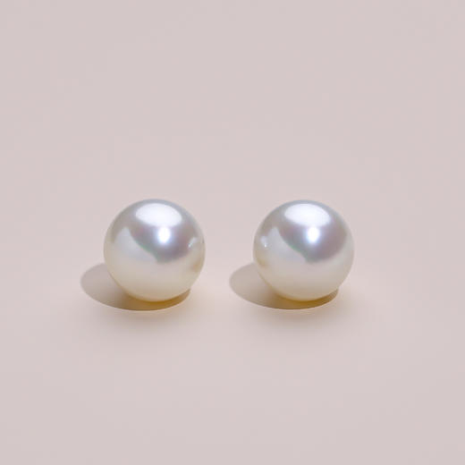 樱舞系列S925银 Akoya珍珠耳饰 6.5-7mm 商品图7