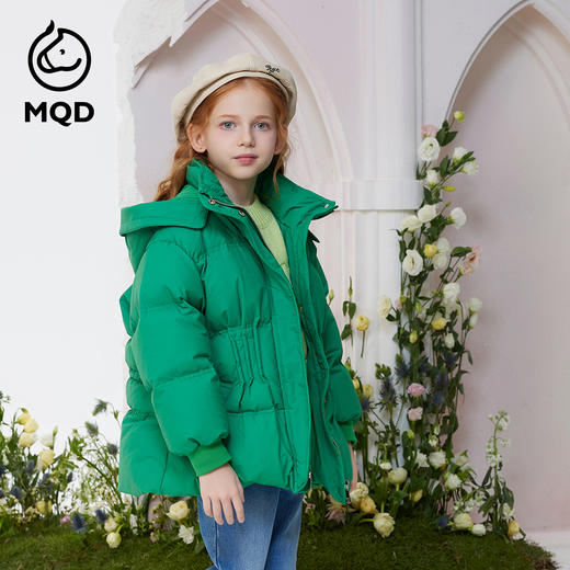 【秒1】【MQD】女童冬季精致造型保暖舒适连帽羽绒服 商品图1