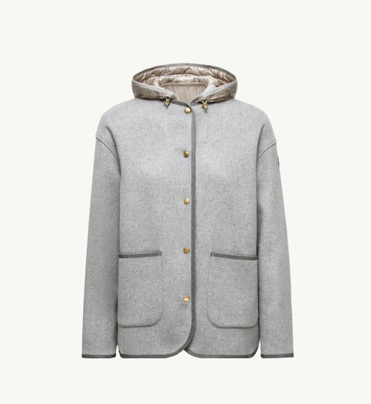 114-2 帮清库 亏清 忙可三合一 羊毛羊绒呢大衣 鹅绒马甲 轻盈保暖多穿外套 只换码不退货 商品图2