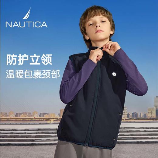 NAUTICA诺帝卡童装 梭织一体绒马甲 NK331501 商品图1