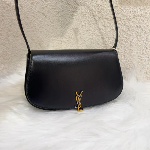 YSL Voltaire 黑金 box牛皮 mini 斜挎包 商品图0