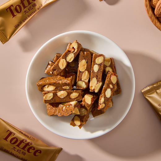 沈爷的宝贝 荣锦本味焦糖红茶坚果脆 太妃糖112克/罐 茶点零嘴 商品图3