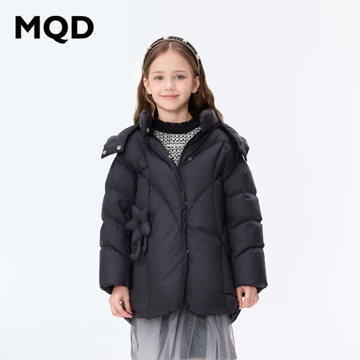 【秒1】【MQD】女童冬季保暖轻柔舒适连帽羽绒服 商品图5