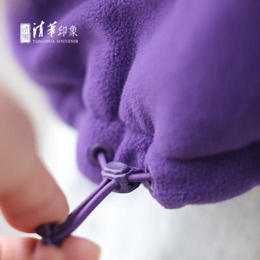 清华文创双面穿紫色棉马甲 商品图10
