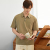 GXG男装夏季时尚百搭拉链款男士休闲翻领polo衫K&C 商品缩略图1