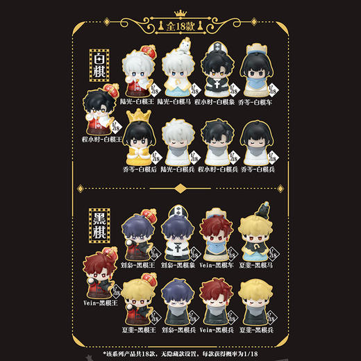 时光代理人国际象棋指偶盲盒-纪念日百货门店同款169148490 商品图1