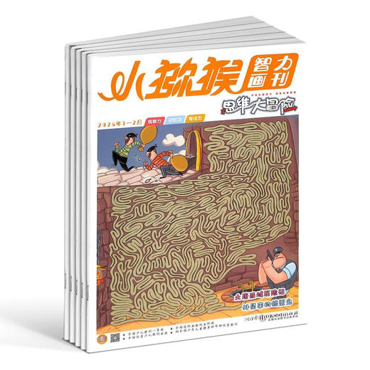 小猕猴智力画刊思维大冒险(1年共12期)（杂志订阅）2026年5月起订 商品图1