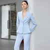 IWY/蓝色西装套装女修身显瘦两件套商务风职业装收腰西服正装25CP916 商品缩略图4
