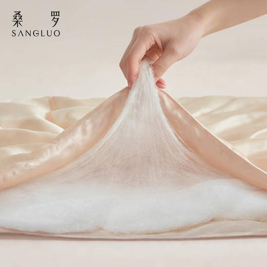 【新年焕新送礼】桑罗手工蚕丝被子母被静音零压亲肤好睡（连胎套都是奢侈的） 商品图5