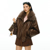 Ariseism 美式复古高级感可拆卸毛领皮衣外套女冬季新款上衣 商品缩略图3