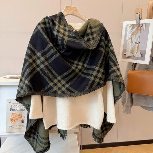 秋冬特惠💰150 巴宝莉围巾《骑士格纹长巾》 商品图3