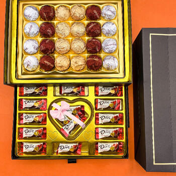 德芙典趣 巧克力礼盒 319g 休闲零食 生日礼物送女友老婆闺蜜 伴手礼 /休闲食品 /巧克力 /混合巧克力 商品图1