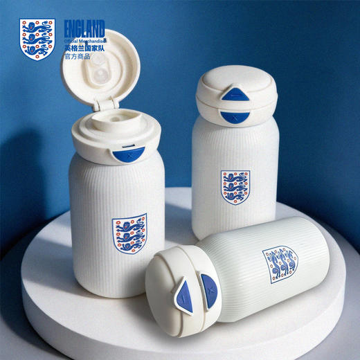 【官方正版】英格兰国家队 | 白色队徽迷你保温杯便携小水杯 商品图3