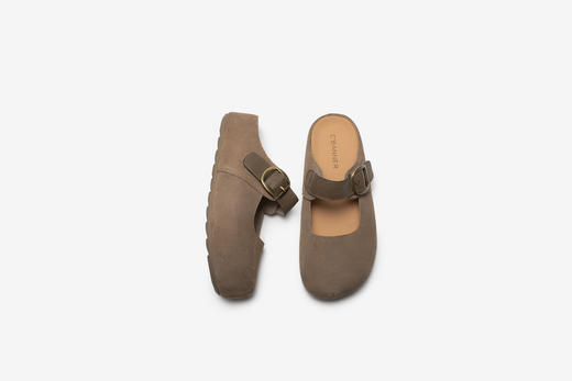 【上新】千百度2026夏季新品百搭勃肯鞋半凉女鞋A26225361 商品图4