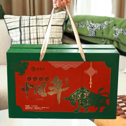 优选|中国年豆制品礼盒 豆腐皮响铃卷干腐竹云丝 多样组合 浓郁豆香 烹饪百搭 1.22kg 商品图8