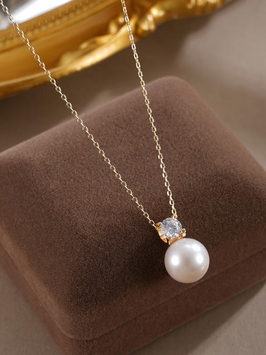 子佩集【光之女神】银S925珍珠惜王妃套链【MLTL026】10mm珠镀金星点2601 商品图5