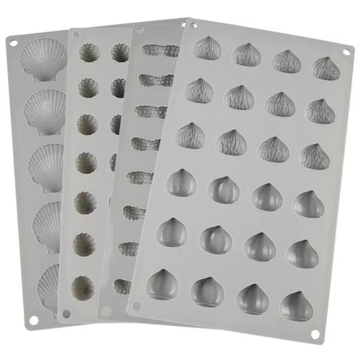 厨易购板栗鹅肝模具网红菜品意境冷菜巧克力栗子花生烘焙硅胶磨具 商品图3