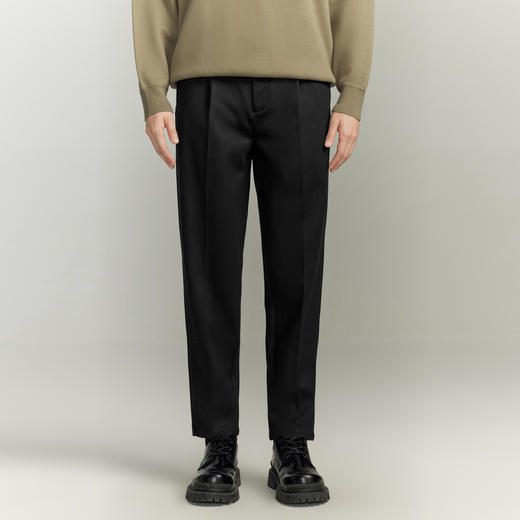 GXG男装秋季日常简约休闲长裤男士百搭直筒裤K&C 商品图5