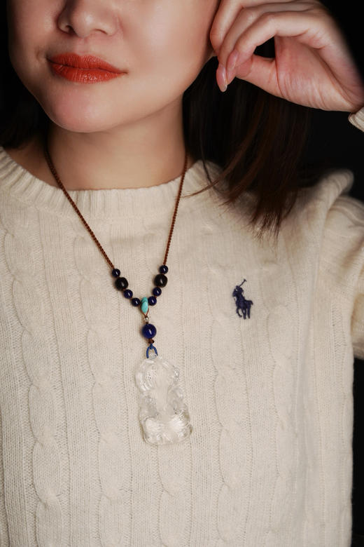 马年守护菩萨｜白水晶大势至观音（一周发货） 商品图8