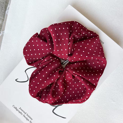 XXHY红色点点大肠圈发圈-纪念日百货门店同款169448556 商品图2