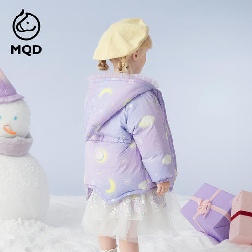【秒1】【MQD】女童冬季梦幻花版三防羽绒服 商品图3