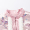 【秒1】【MQD】女童刺绣云肩国风提花精致复古立领棉衣 商品缩略图4