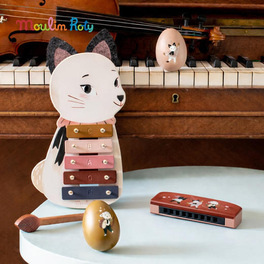 Moulin Roty 假日金属口琴/口风琴 适合3岁+ 音律启蒙 口腔肌肉锻炼 假日系列 法国品牌-713107 商品图5