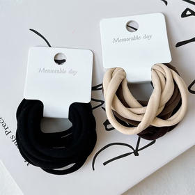 不伤发细超弹基础皮筋（12根）-纪念日百货门店同款163844689