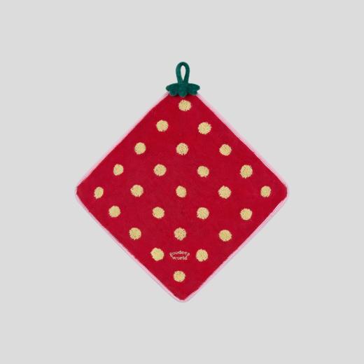 GOODBAI GOODEES 新款可爱创意趣味草莓蛋糕擦手巾 商品图1