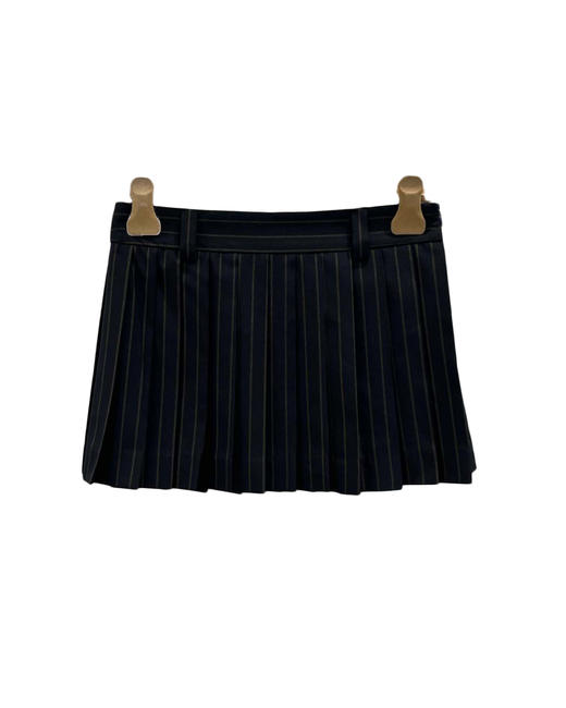 女款条纹百褶半裙 可配套装he017 商品图0