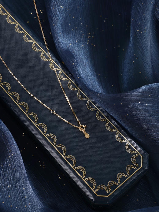 子佩集【四叶情缘】银S925珍珠惜王妃套链【YL0122A】9mm珠镀金吊球四叶草金色珠2601 商品图5