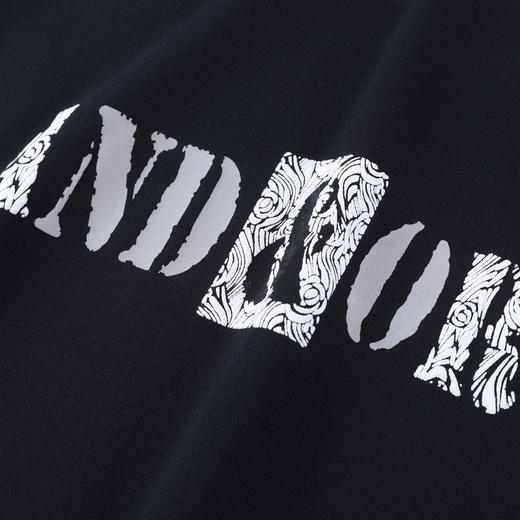 GXG男装【100%棉】春季简约字母印花男士圆领百搭长袖卫衣K&C 商品图8