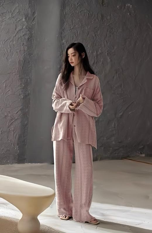 新款品牌正品假日胸垫流苏浪漫A级棉纱家居服睡衣 商品图11