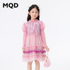 【秒2】【MQD】女童国风优雅小香风网纱长袖连衣裙 商品缩略图0