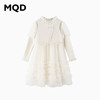 【秒2】【MQD】女童国风优雅小香风网纱长袖连衣裙 商品缩略图7