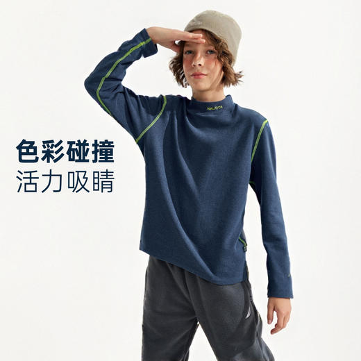 NAUTICA诺帝卡童装 长袖T恤 NK330653 商品图6