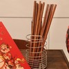 【29.9元到手50支！】OPTIMUM DG 马上有钱 红檀木筷子礼盒 经久耐用 多到工艺打磨 温润光滑 天然木纹 红棕雅致 适配各种餐桌 商品缩略图7