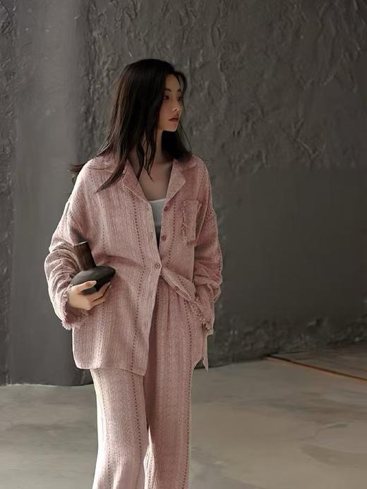 新款品牌正品假日胸垫流苏浪漫A级棉纱家居服睡衣 商品图12