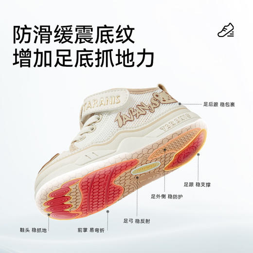 泰兰尼斯211学步鞋男宝宝春季新款童鞋防滑软底机能鞋透气女童鞋T25T6A8588 商品图4