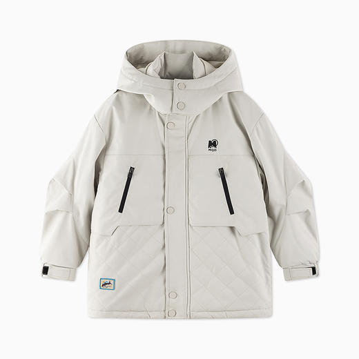 【秒1】【MQD】男童冬季潮酷保暖假两件三防连帽棉衣 商品图3