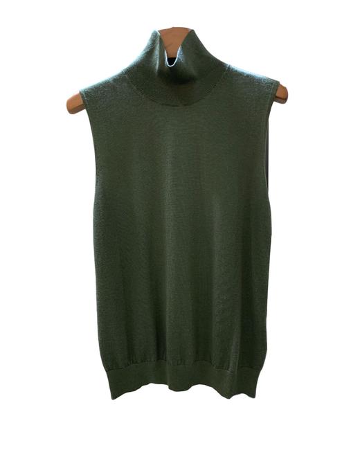 女款高领羊绒针织背心lv015 商品图0