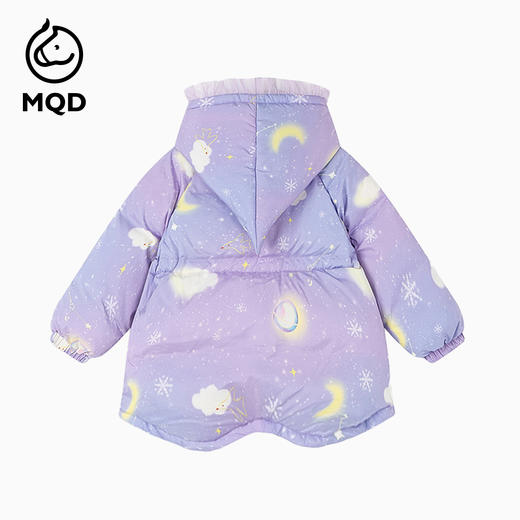 【秒1】【MQD】女童冬季梦幻花版三防羽绒服 商品图5