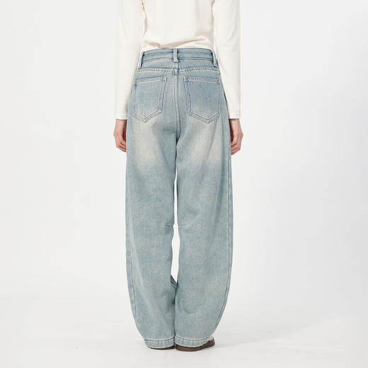 基本款复合弯刀牛仔裤-纪念日百货门店同款168898408 商品图2