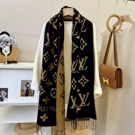 秋冬特惠💰160 LV围巾 上身效果气场非常强大 商品图8