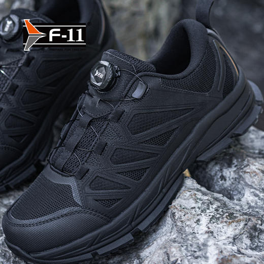 F-11麒麟2.0低帮战术跑鞋（旋转扣）徒步训练鞋轻便透气减震防滑作战鞋 商品图0