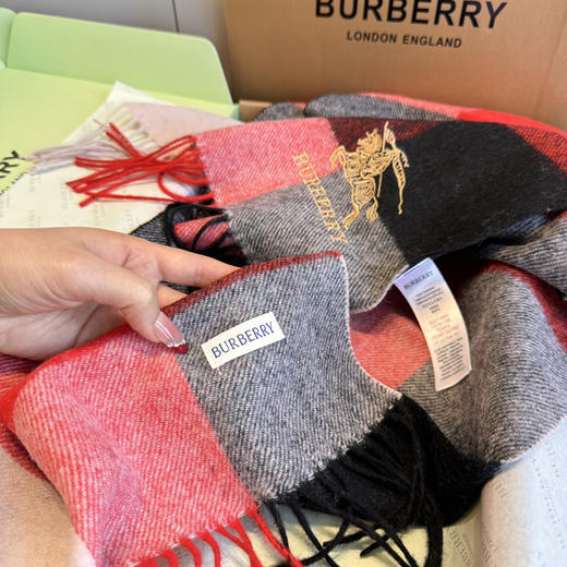 秋冬特惠💰240 巴宝莉围巾 精致的战马刺绣让围巾 商品图5