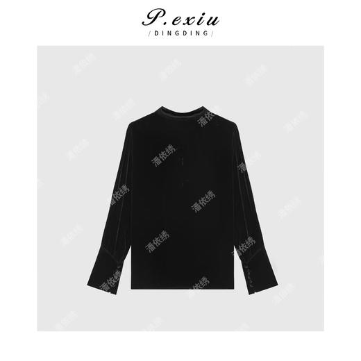 04-2潘依绣丁丁宠粉高级感丝绒拉链收口袖外套Q34042 商品图1