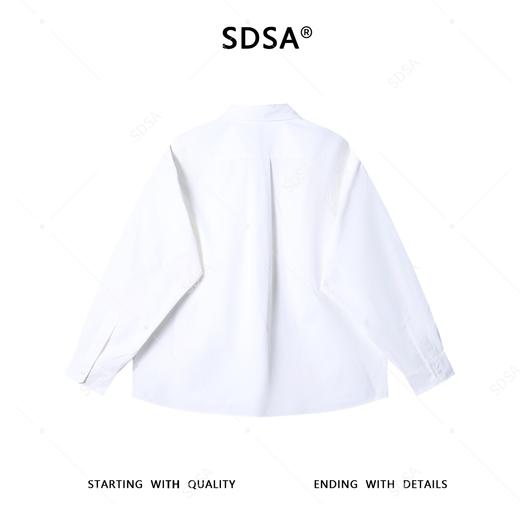 1618101SDSA男士秋冬新款痞帅男装韩版重工小珠子设计翻领长袖衬衫百搭潮 商品图4
