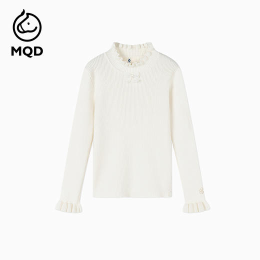 【秒2】【MQD】女童冬季甜美可爱木耳边针织衫毛衣 商品图2